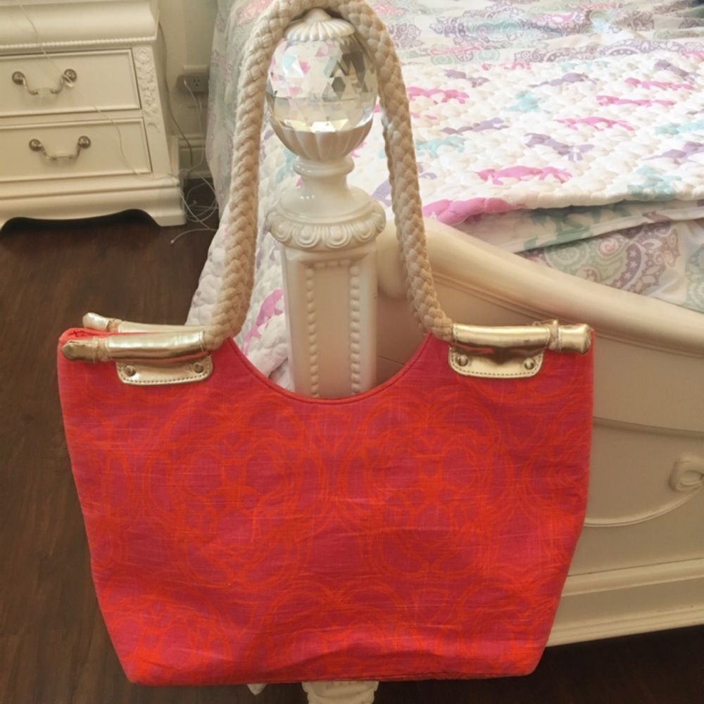 Mud Pie Bag Lady Shoulder Bag